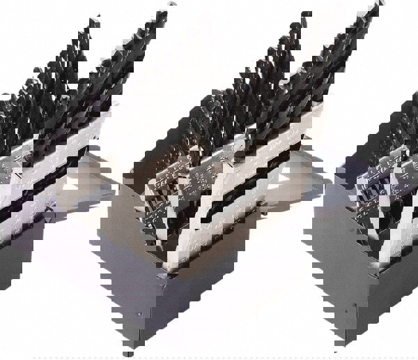 Drill Bit Set: Jobber Length Drill Bits, 29 Pc, 0.0625